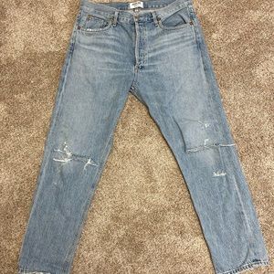 Agolde mom/boyfriend/straight leg jeans. Size 31. Worn twice